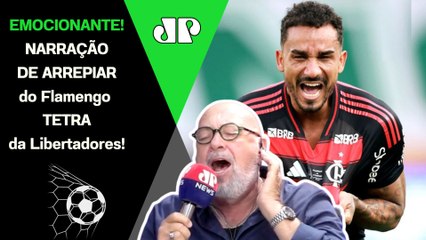 DE ARREPIAR!!! OLHA essa NARRAÇÃO FO** do FLAMENGO TETRACAMPEÃO da LIBERTADORES! | GOL DE DANILO