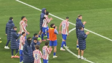 El 'show' de Grizi tras el Atleti vs Oviedo