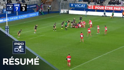 PRO D2 Saison 2025-2026 J12 - Résumé FC Grenoble Rugby - Biarritz Olympique PB