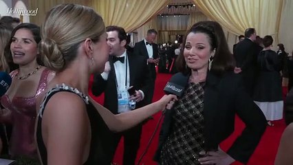 Fran Drescher Talks SAG-AFTRA Goals for 2024 at the Oscars | THR Video