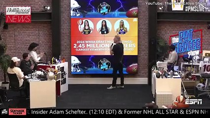 Pat McAfee Apologizes for Calling Caitlin Clark "White B****" During Controversial ESPN Segment | THR News Video