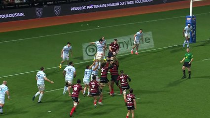 TOP 14 - Essai de Mathis CASTRO FERREIRA (ST) - Stade Toulousain - Racing 92