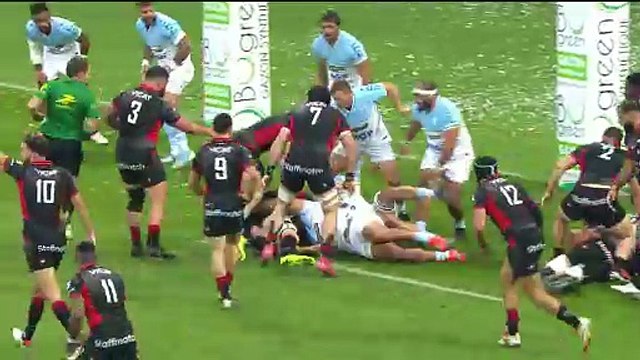 TOP 14 - Essai de Monty Ioane (LOU) - Aviron Bayonnais - LOU Rugby