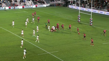 TOP 14 - Essai de Romain FONNICOLA (USM) - RC Toulon - US Montauban