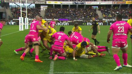 TOP 14 - Essai de Baptiste JAUNEAU 2 (ASM) - ASM Clermont - Stade Français Paris