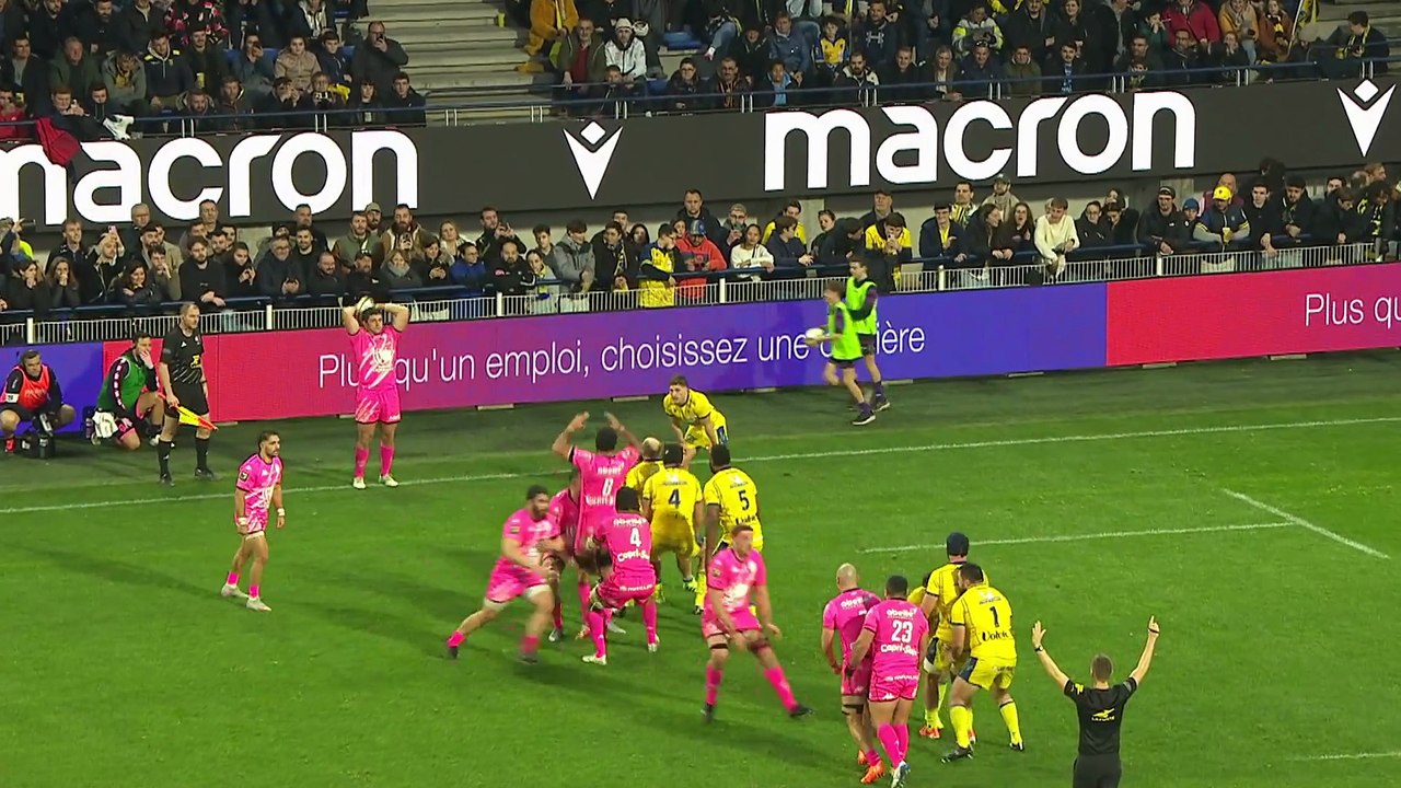 TOP 14 - Essai de Juan Martin SCELZO (SFP) - ASM Clermont - Stade Français Paris