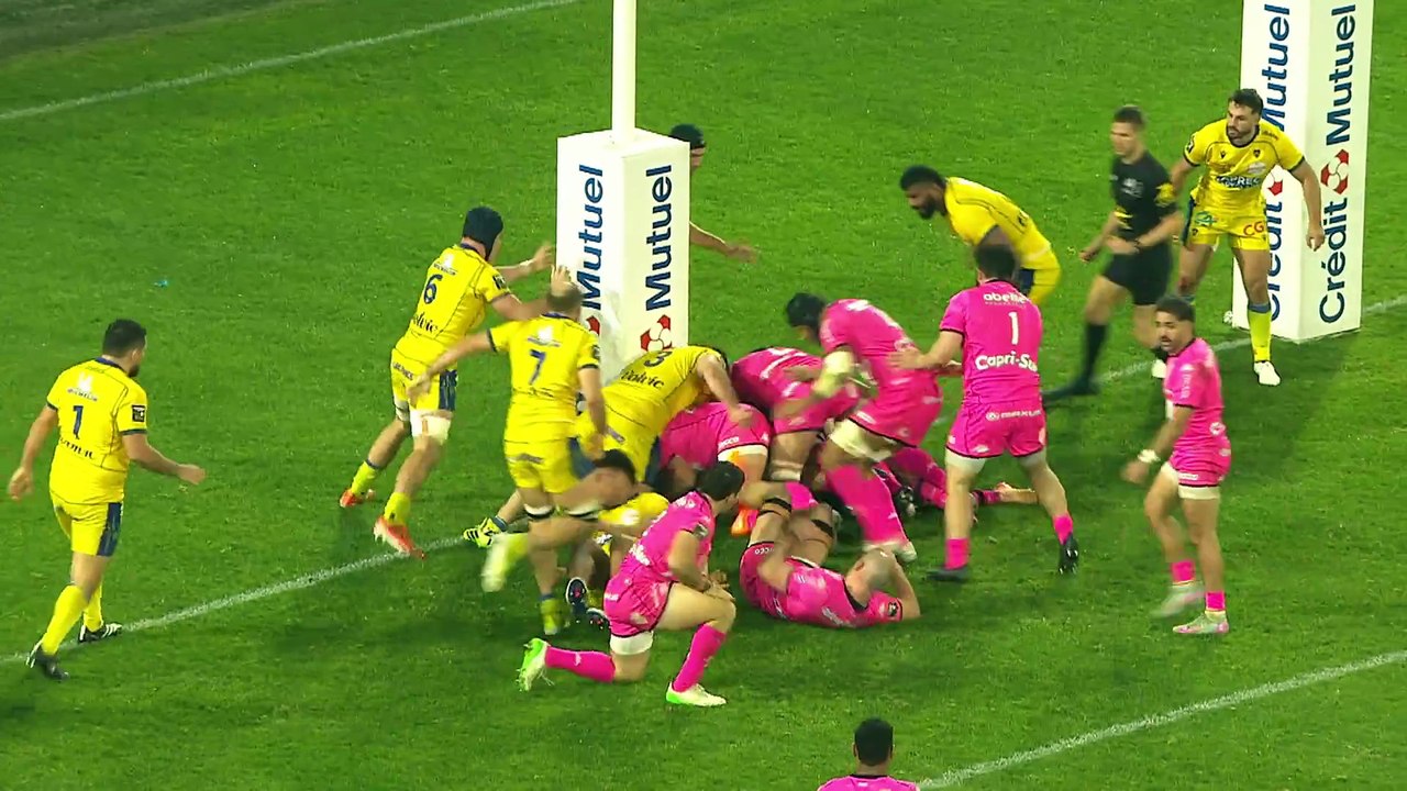 TOP 14 - Essai de Giorgi MELIKIDZE (SFP) - ASM Clermont - Stade Français Paris