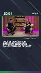 Galo Sanchez adelanta algunos detalles del traje de Camila I para el Gran Corso Cruceño