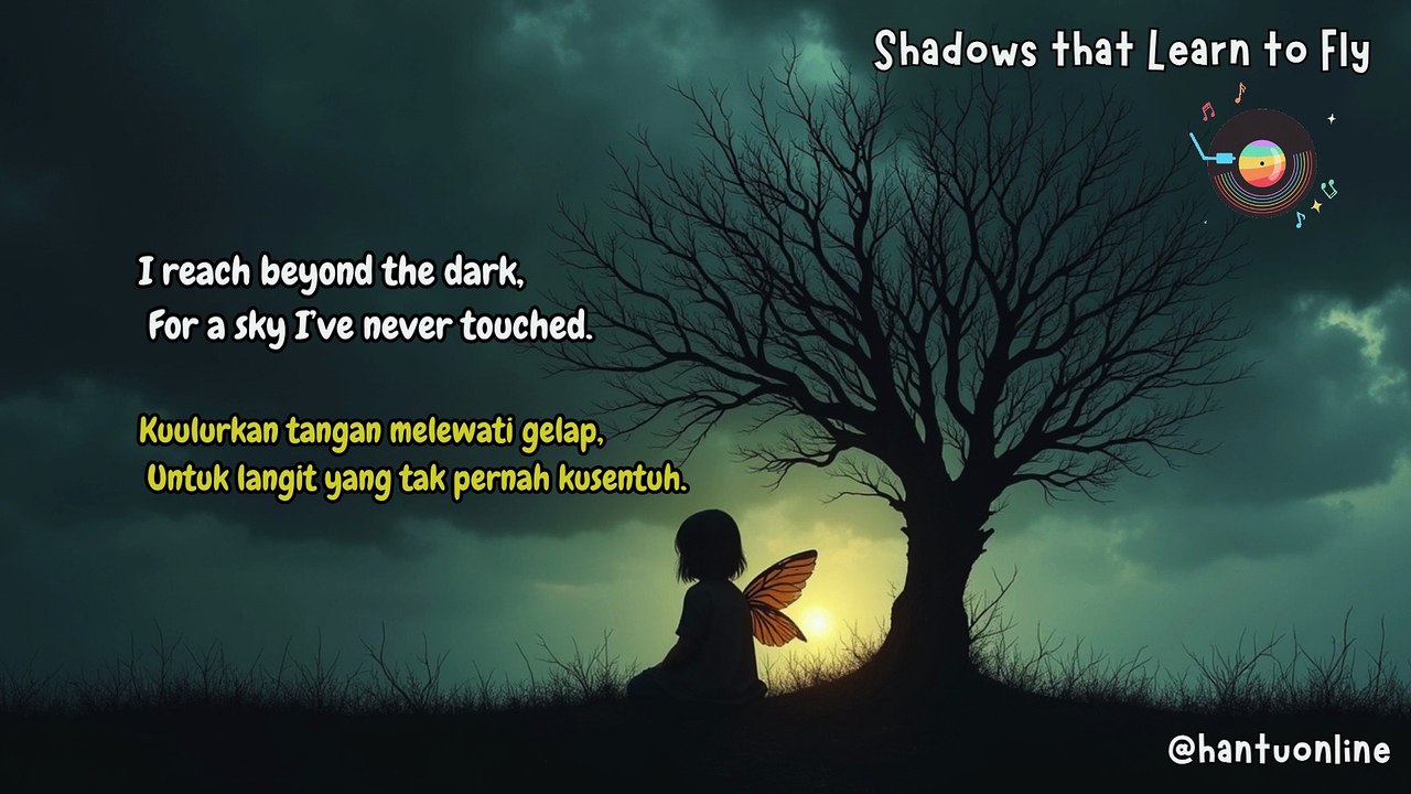 Shadows that Learn to Fly [Lyrics + Sub Indo]