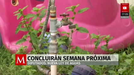 Diputados discutirán Ley de Aguas con cambios propuestos por campesinos