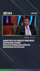 Medinaceli señaló que las empresas estatales funcionan, pero la injerencia político-partidaria las perjudica