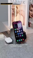 Qi2 Magnetic Wireless Charger – 3-in-1 Intelligent Fast Charging Dock (15W)