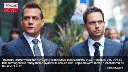 'Suits' Star Gabriel Macht "Always" Apologizes "Profusely" to Fans Who "Have Gone to Law School Because of the Show" | THR News Video