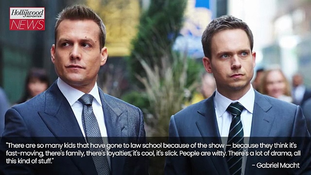 'Suits' Star Gabriel Macht "Always" Apologizes "Profusely" to Fans Who "Have Gone to Law School Because of the Show" | THR News Video