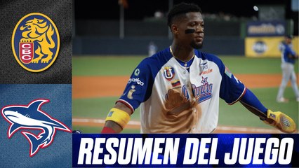 Resumen del juego Leones del Caracas vs Tiburones de La Guaira | 29 de noviembre de 2025. 🔥⚾