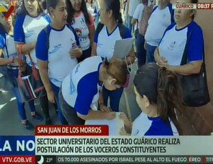 Guárico | Docentes y estudiantes se unieron para elegir a los voceros constituyentes