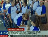 Guárico | Docentes y estudiantes se unieron para elegir a los voceros constituyentes