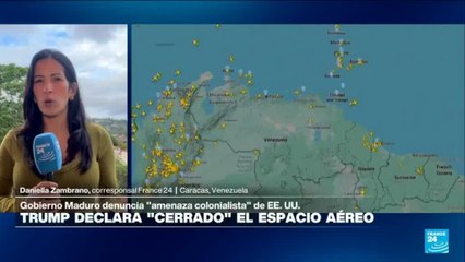 Informe desde Caracas: Cancillería venezolana rechaza declaraciones de Trump sobre el espacio aéreo