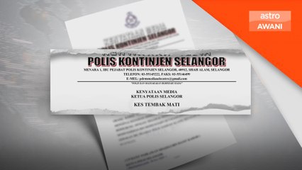 Lelaki maut ditembak di Klang Selatan