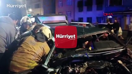 Üsküdar'da hatalı sollama kazası! 3 Yaralı