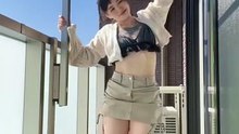 ベランダで踊ります🤖🥰☀️