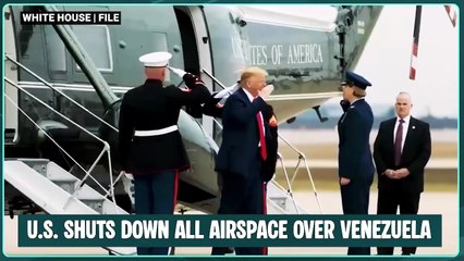 Trump CLOSES VENEZUELA AIRSPACE as U.S. Forces Advance | Major Military Operation Begins