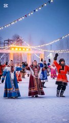 Yakutsk cultural festivals #wintervibes#snow hog