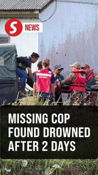 Policeman swept away by strong currents found drowned