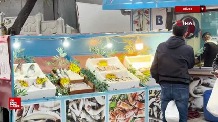 Düzce'de palamut Gürcistan'a kaçınca tezgahlar hamsiyle doldu