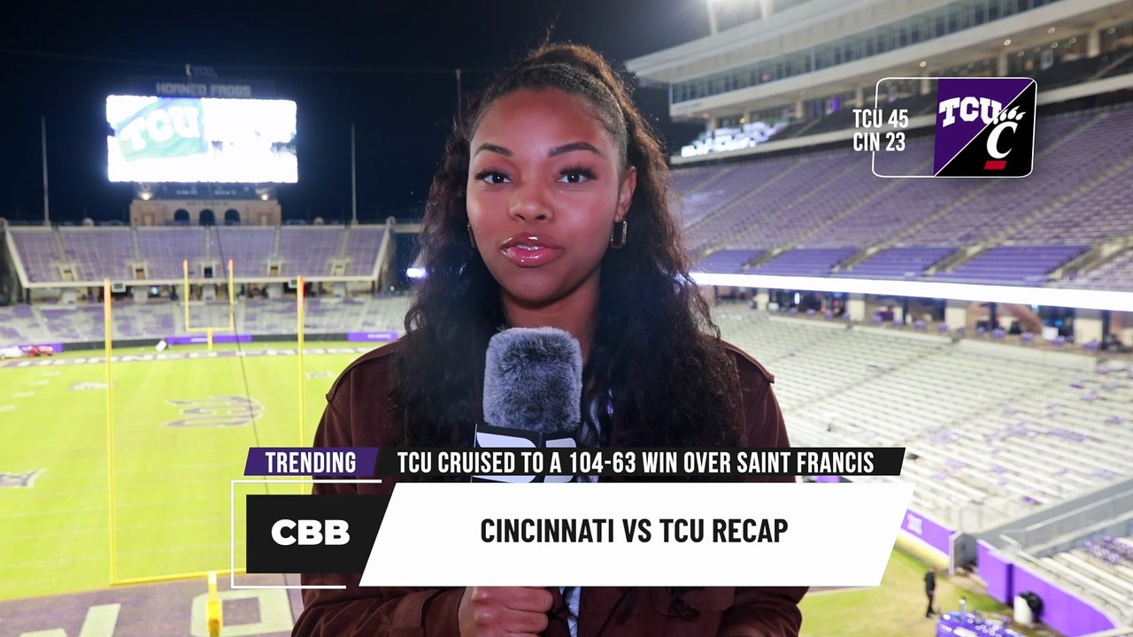 TCU TORCHES CINCINNATI! 🔥 Frogs Drop 45–23 Behind Monster Offensive Showcase