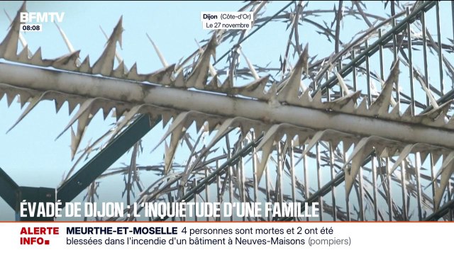 Évadé de Dijon: l'inquiétude d'une famille de victime du détenu toujours en cavale