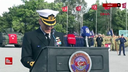 Hatay'da temel eğitimlerini tamamlayan bin 418 acemi er yemin etti