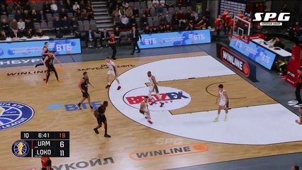 Garrett Nevels Highlights 19 Pts, 2 Ast vs Lokomotiv