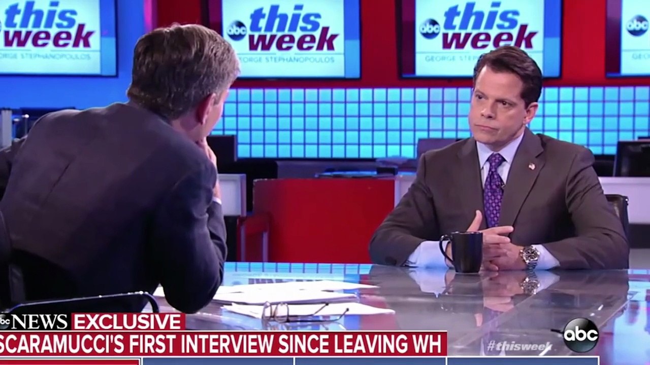 Anthony Scaramucci Stops By 'Late Show,' Discusses Bannon and Trump | THR News