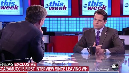 Anthony Scaramucci Stops By 'Late Show,' Discusses Bannon and Trump | THR News