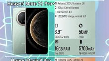 Huawei Mate 80 Pro vs Huawei Mate 70 Pro+ vs Honor Magic8 Pro