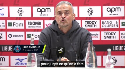 Luis Enrique : "Notre plus mauvais match de la saison"