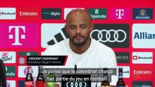 Kompany pas inquiet par la taille réduite de son effectif
