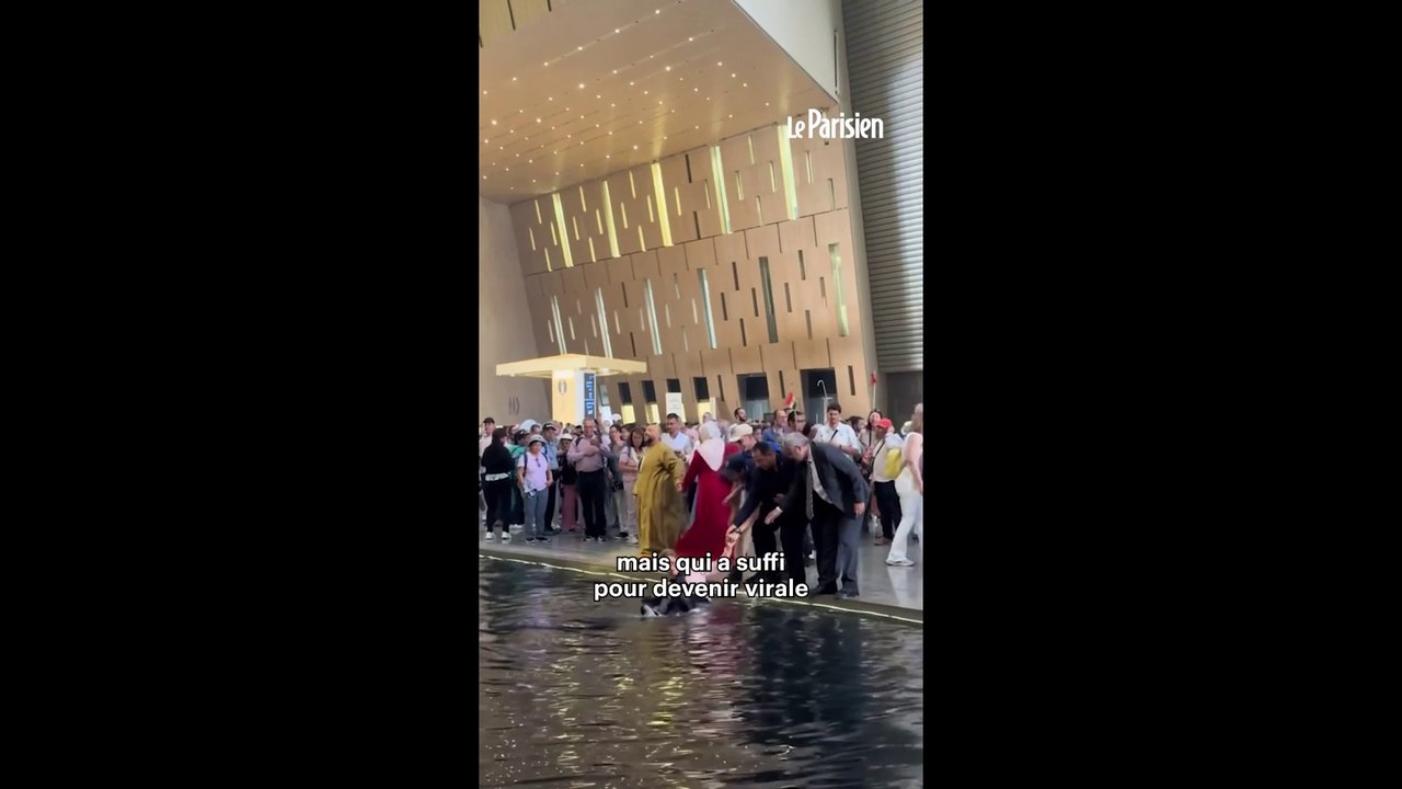 Caire : ces touristes tombent dans le bassin de Ramsès II