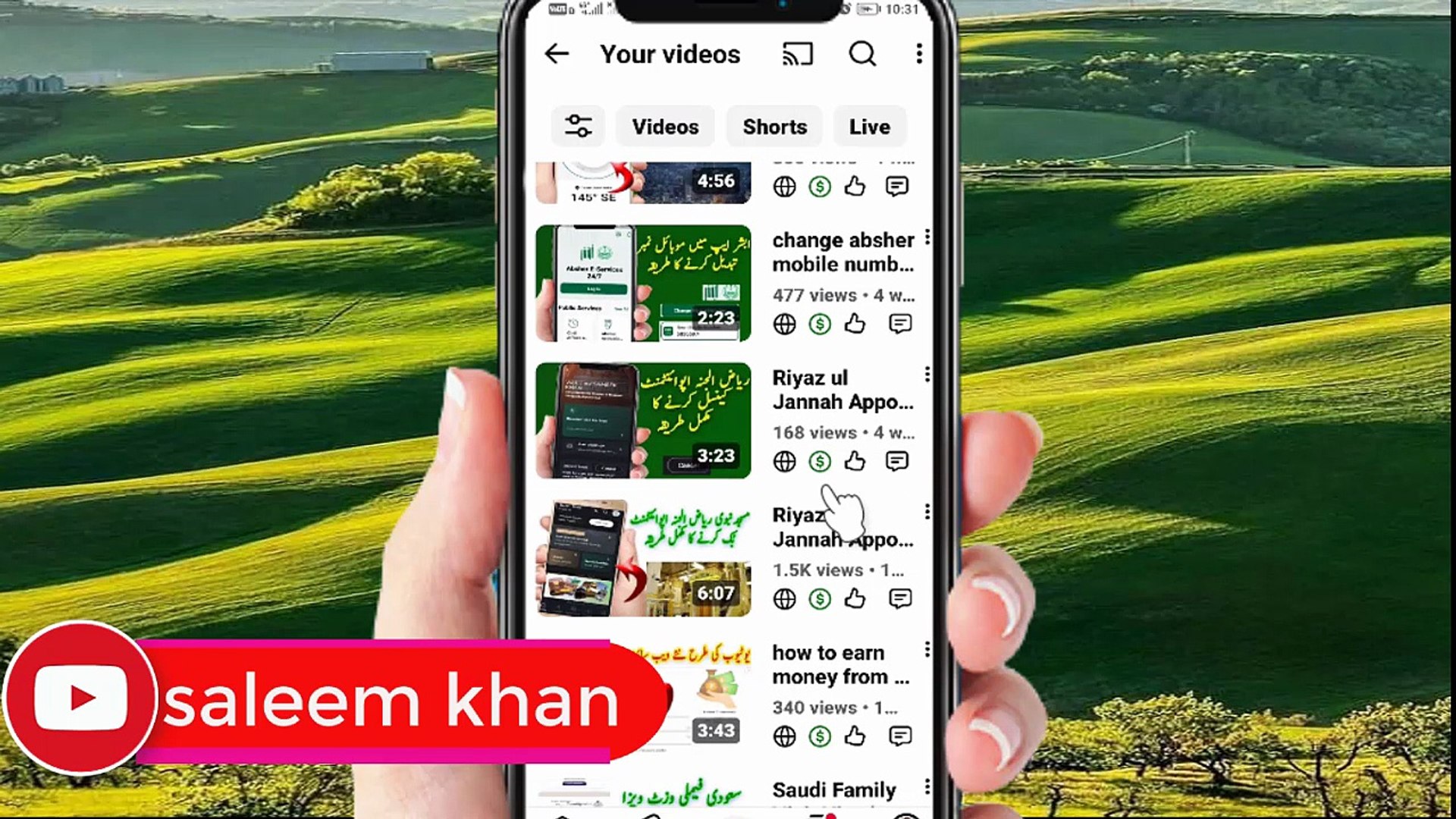 ⁣Make youtube channel in Mobile phone channel create earn Money