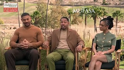 'Mufasa: The Lion King' Cast & Crew on Working With Beyoncé and Blue Ivy, Honoring James Earl Jones & More | THR News Video