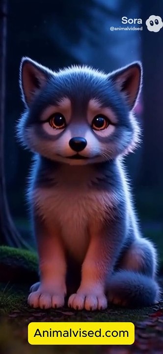 The Brave Little Cub – A Night in the Wild 🐾🌙 | Heartwarming Animal Story