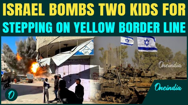 Heartbreaking Scenes in Gaza: Israel Kills Two Children Near Yellow Line, Father Mourns in Shock