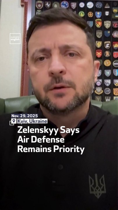 Zelenskyy Says Air Defense Remains Priority
