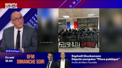 Policiers derrière une banderole féministe retournée: "C'est inacceptable", assure Laurent Nuñez, qui déplore une photo "maladroite"