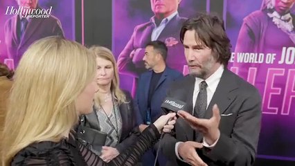 Keanu Reeves Talks Ana de Armas' Epic Fight Scenes in 'John Wick' Film 'Ballerina' | THR Video