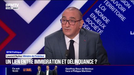 Laurent Nuñez "refuse de faire le lien" entre immigration et délinquance