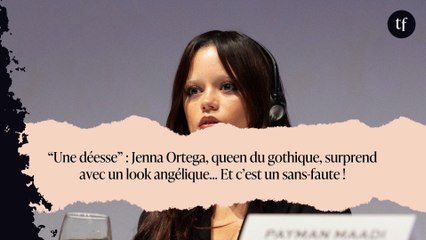 “Une déesse” : Jenna Ortega, queen du gothique, surprend avec un look angélique… Et c’est un sans-faute !