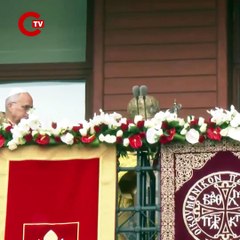 Papa 14. Leo Fener Rum Patrikhanesi'nde ayine katıldı