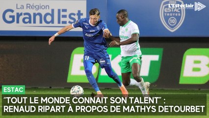 “Tout le monde connait son talent” : Renaud Ripart à propos de Mathys Detourbet